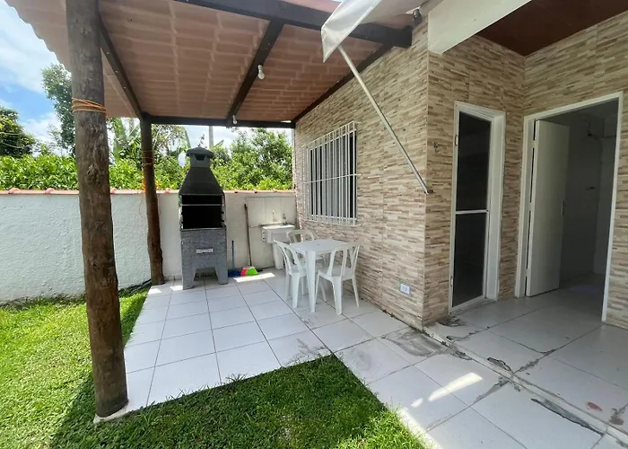 Casa Aconchegante A 5Min A Pe Da Praia De Boraceia!